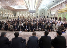 مراسم تجدید میثاق جهادگران دانشگاهی با آرمان های امام (ره)